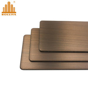Brown copper color composite panel sheet
