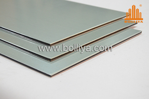 blue grey titanium zinc composite panel